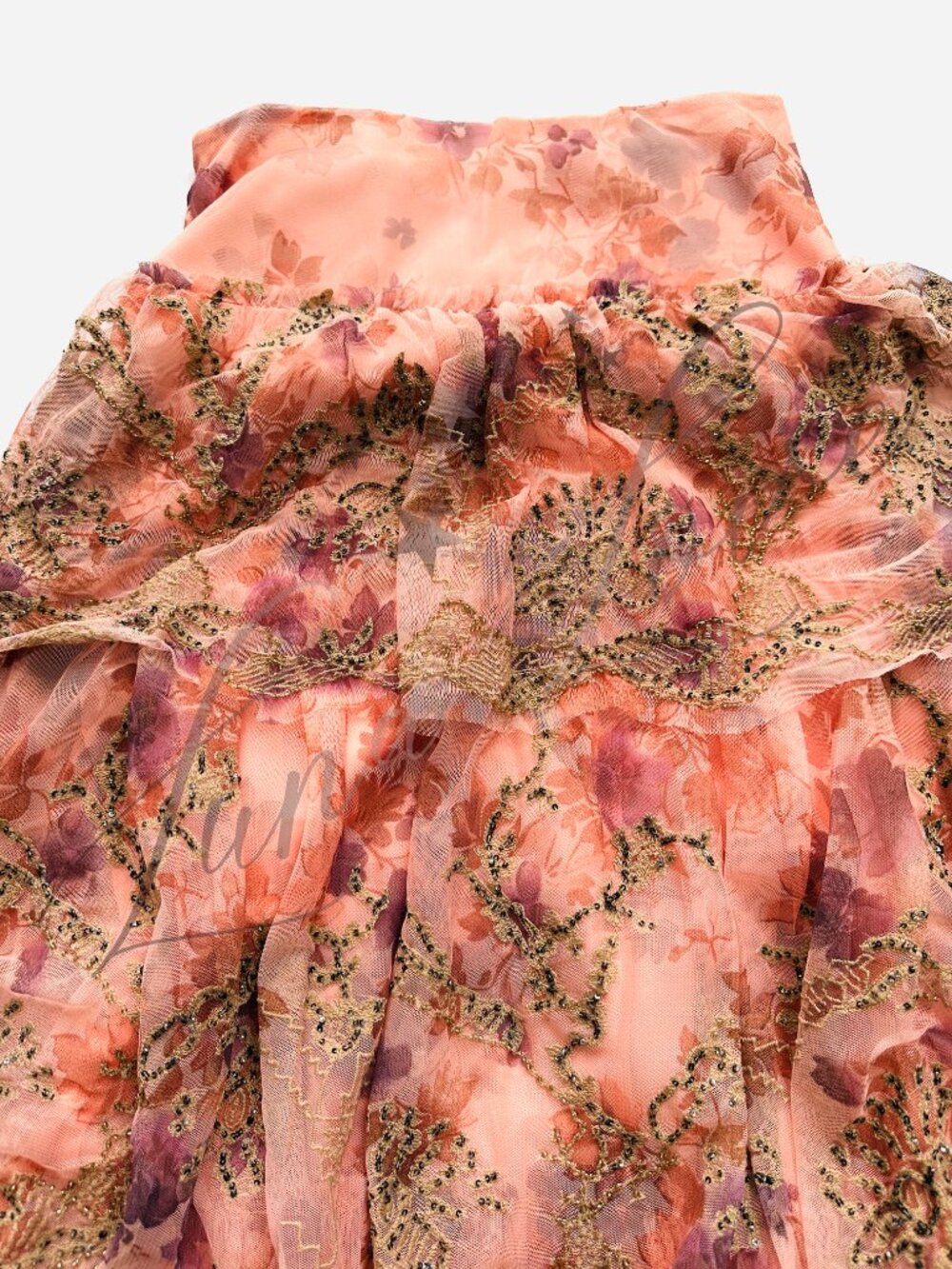 FREE PEOPLE Maple Glow Embellished Sequin Maxi Skirt Set In Pink (size XS) NWT - Picture 9 of 14